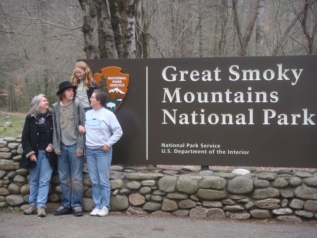 Entrance Great Smoky Mountains National Park