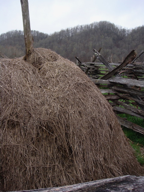 Haystack at the Mountain Farm Museum Oconoluftee NC