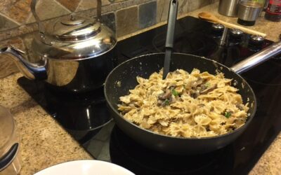 Farfalle with Creamy Wild Mushroom Sauce