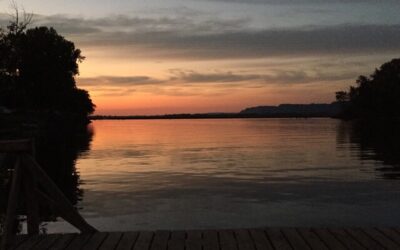 Sunset on the Mississippi 